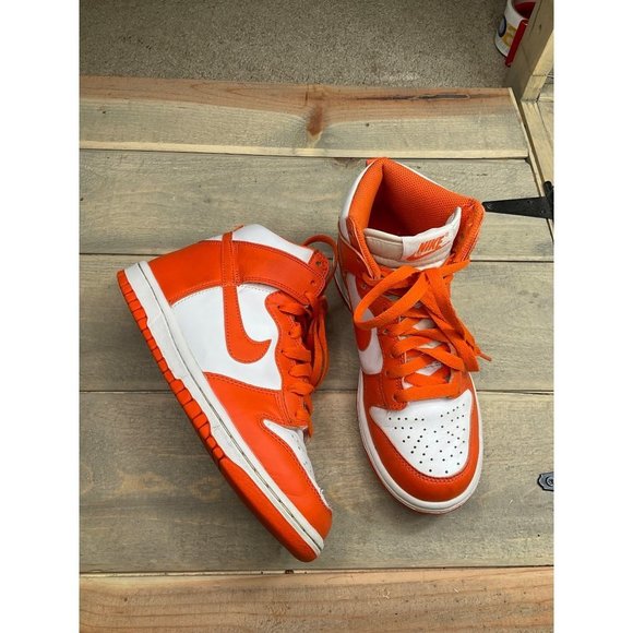 Nike Dunk High SP Syracuse Orange Blaze DB2179-100 GS Size 4Y - Picture 9 of 9